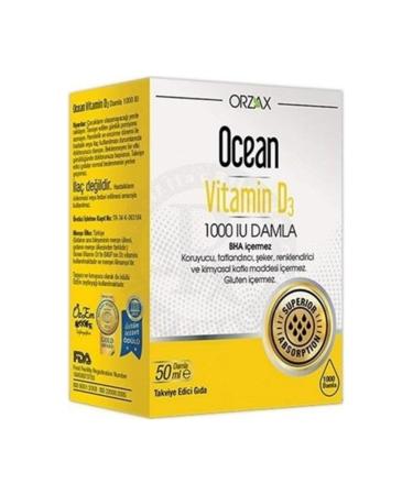 Ocean Vitamin D3 1000 Iu Drops 50 Ml