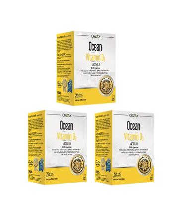Ocean Ocean Vitamin D3 400 Iu Spray 20ml 2 Pieces