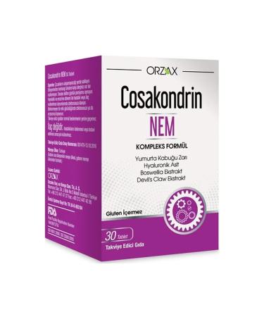 Ocean Orzax Cosakondrin Nem 30 Tablets 2 Boxes