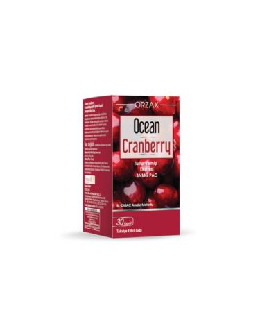 Ocean Orzax Cranberry Cranberry Extract 30 Tablets Food Supplement