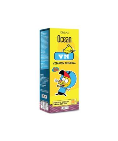 Ocean Ocean Vm Vitamin Mineral Orange Flavored 150 Ml