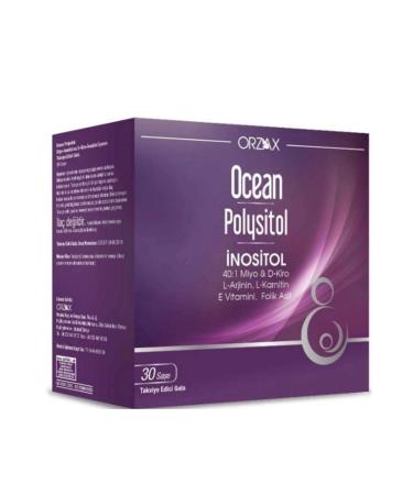 Ocean Orzax Ocean Polysitol Food Supplement 30 Sachets - Folic Acid 400 g