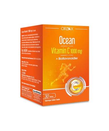 Ocean Orzax Vitamin C 1000mg 30 Tablets