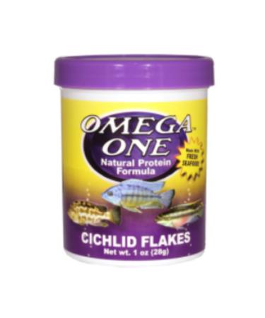 OMEGA ONE Cichlid Flakes 1000ml / 148gr.