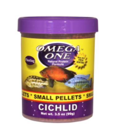 OMEGA ONE Cichlid Large Pellets 490ml / 170gr.