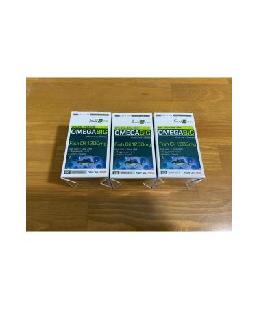 Vitamin OmegaBig Fish Oil 1200 mg in water 30 capsules 3 pieces