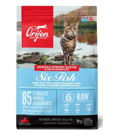 Orijen Six Fish Cat Grain-Free Adult Cat Food with Fish 5.4 Kg - FarmaPets