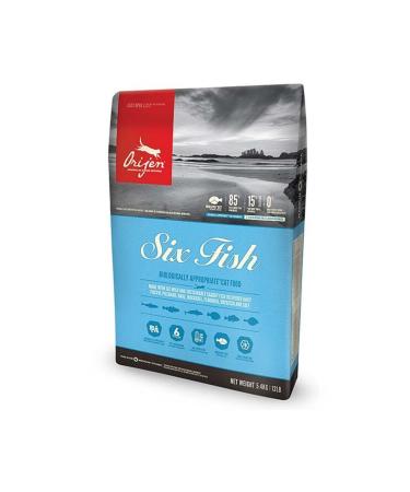 Orijen Six Fish Grain-Free Fish Puppy and Adult Cat Food 5.4 Kg
