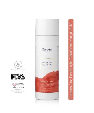 ZAROZA Anti-hair Loss Sensitive Shampoo | Anti-hair Loss Shampoo for Sensitive Scalp - 200 ml