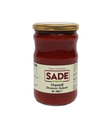 Plain Organic Tomato Paste 650 g x 3 pieces