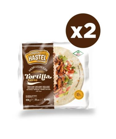 Hastel Tortilla Lavash 10 Pieces 650 Gr X 2 Packages