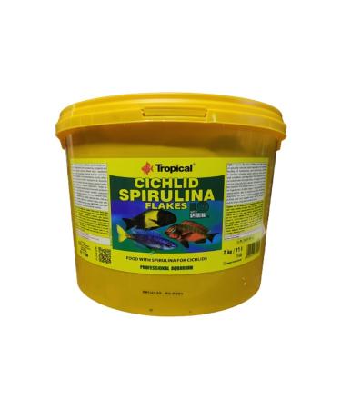 Tropical Cichlid Spirulina Flakes 250 Gram Flake Fish Food