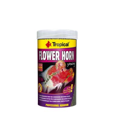 Tropical Flower Horn Young Pellet Coloring Fish Food for Young Flower Horn Fish 250 ml 95