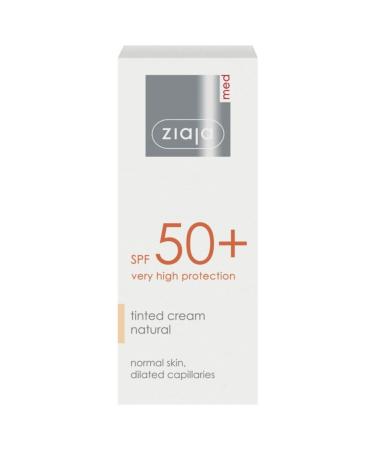 Ziaja Med Sun Natural Face Cream Spf 50 + 50 ml