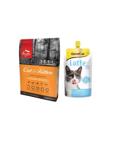 Orijen Cat&kitten Adult&kitten Cat Food 1.8 kg + Gimcat Duo Paste Tuna Fish Multi Vitamin 50 gr