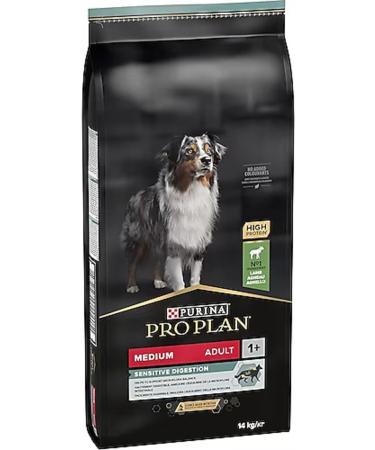 Pro Plan Purina Pro Plan Sensitive Digestion Adult Lamb Meat Medium Breed Adult Dog Food 14 Kg