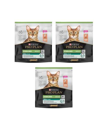 Pro Plan Renal Plus Sterilesed Salmon Sterilized Cat Food 400 Gr. X 2 Packs