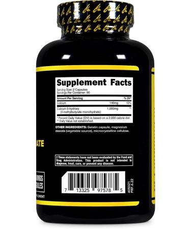 Primaforce Hmb B-hydroxy B-methylbutyrate 1000 Mg 180 Capsules