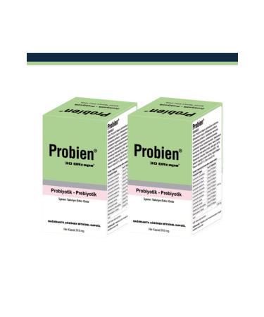 Probien Probiotic Prebiotic 30 Capsules 2x