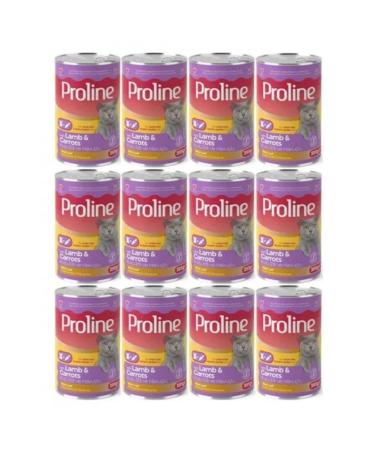 Proline (Shadow Hunt) Lamb and Carrot Pate Adult Cat Canned Food with Meat Pieces 12 x 395 gr Wet Food