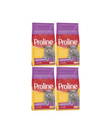 Proline Proline Cat Food Adult Lamb & Rice 1.2 Kg. (4 PIECES)