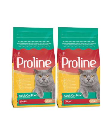 Proline Chicken Adult Cat Food 1.2kg - 2 Pieces