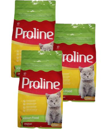 Proline Chicken Kitten Cat Food 1200 gr X 3 Pack Kitten