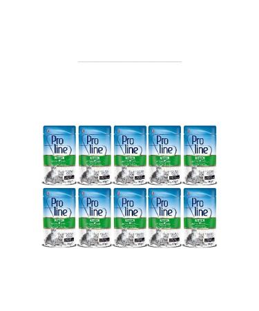Proline Chicken Meat Pieces Kitten Canned Food 100 gr x 10 Pieces