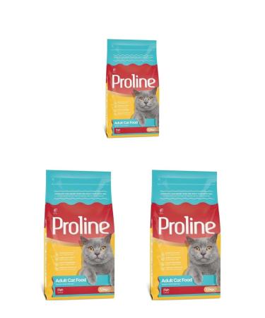 Proline Fish Adult Cat Food 1200 gr X 3 Packs - Buy Online on GoSupps.com