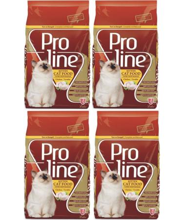 Proline Kitten Cat Food with Chicken 4x1.5 Kg.