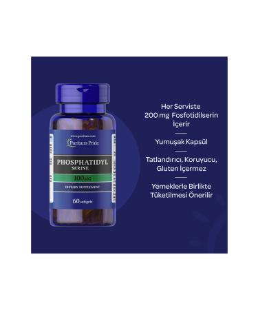 Puritan's Pride Phosphatidylserine 100 Mg 60 Capsules - Buy Online on GoSupps.com