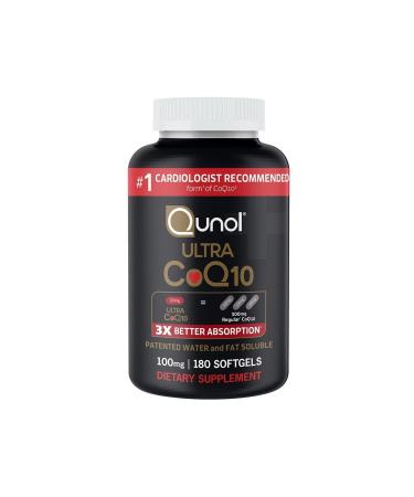 Qunol Ultra CoQ10 100 mg 180 softgels