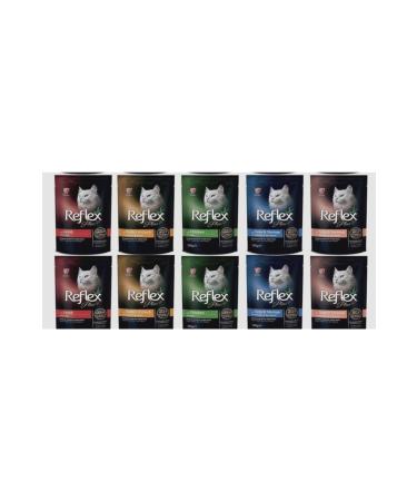 Reflex Plus Mixed Pouch Cat Food 100 gr X 40 Packs