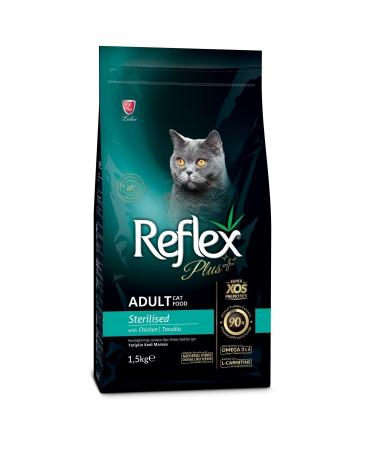 Reflex Plus Salmon Sterilized Cat Food 1.5 Kg Set of 2 - Buy Online on GoSupps.com