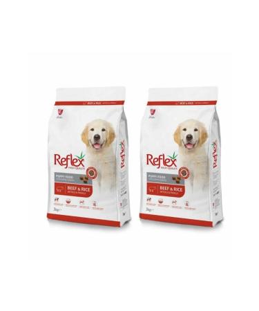 Reflex Steak Puppy Food 3 Kg X 2 Pieces
