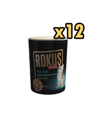 Rokus Kitten Canned Kitten Food 410 Gr x 12 Pieces