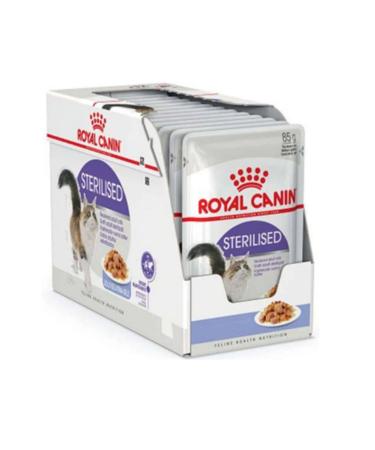 Royal Canin Sterilized Wet Cat Food (Grains in Sauce) 85 Gr X 12 Pieces