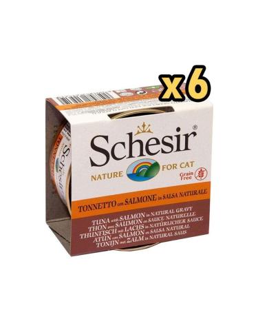 Schesir Canned Cat Food with Tuna and Aloe Vera Jelly 85 Gr