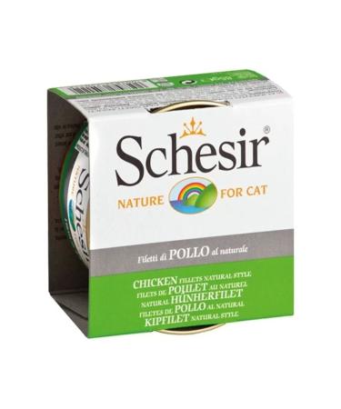 Schesir Chicken Natural Canned Cat Food 85 Gr