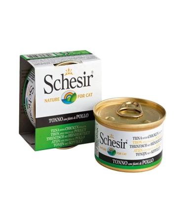 Schesir Tuna and Chicken Jelly Canned Cat Food 85 Gr