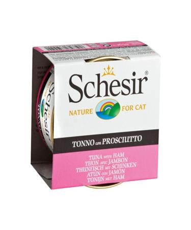 Schesir Tuna and Ham Jelly Canned Cat Food 85 gr