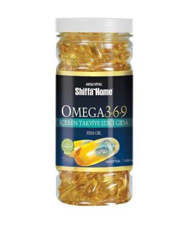 Shiffa Home Omega 3-6-9 100 Capsules
