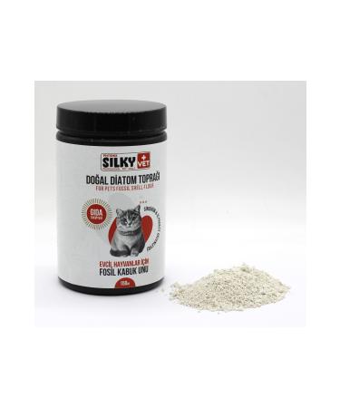 Silky - Natural Diatomaceous Earth Food Supplement for Cats (150gr) - Buy Online on GoSupps.com