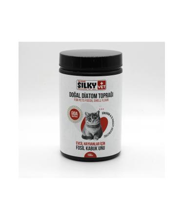 Silky - Natural Diatomaceous Earth Food Supplement for Cats (150gr) - Buy Online on GoSupps.com
