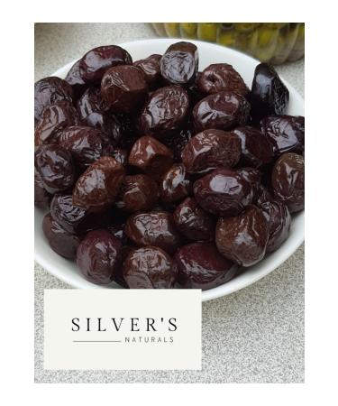 Silver's Naturals Natural Fermented Black Oil Olives with Return Guarantee-5 kg
