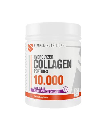 Simple Nutritions Hydrolyzed Collagen Peptides 300gr (30 Servings) Unflavored