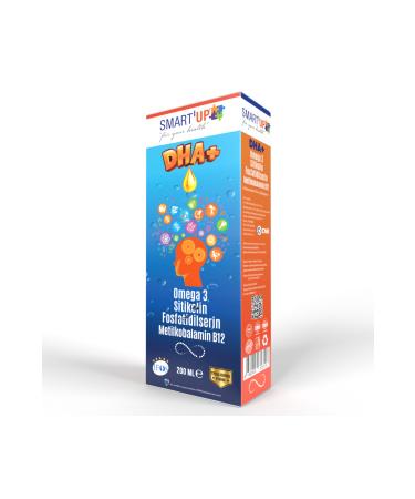 SMART UP Fish Oil B12 Containing Citicoline Dha Omega 3 and Phosphatidylserine (200 ml)