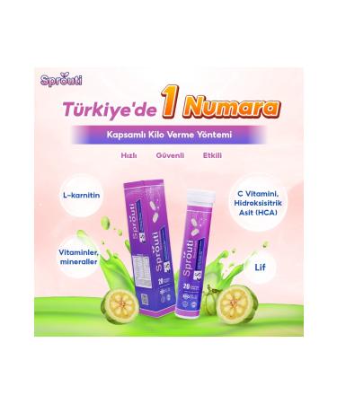 Sprouti 3 Box - Special Formula Effervescent Tablet for Stubborn Fats