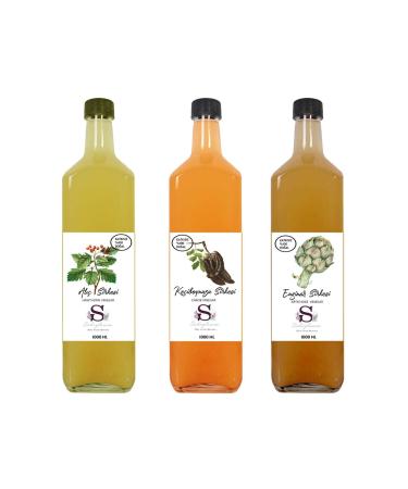 Suheylaana Natural Hawthorn Vinegar 500 Ml And Rosehip Vinegar 500 Ml