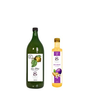 S heylaana Natural Quince Vinegar 500 Ml - Natural Lemon & Ginger Vinegar 500 Ml